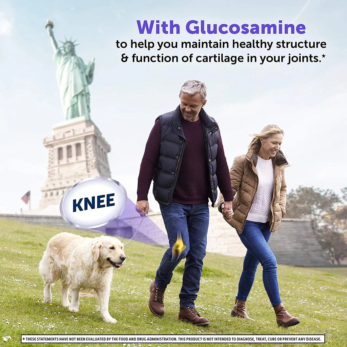 Glucosamine with Hyaluronic Acid 2000mg Joint Supplement 150 Count Pack of 2 A962688