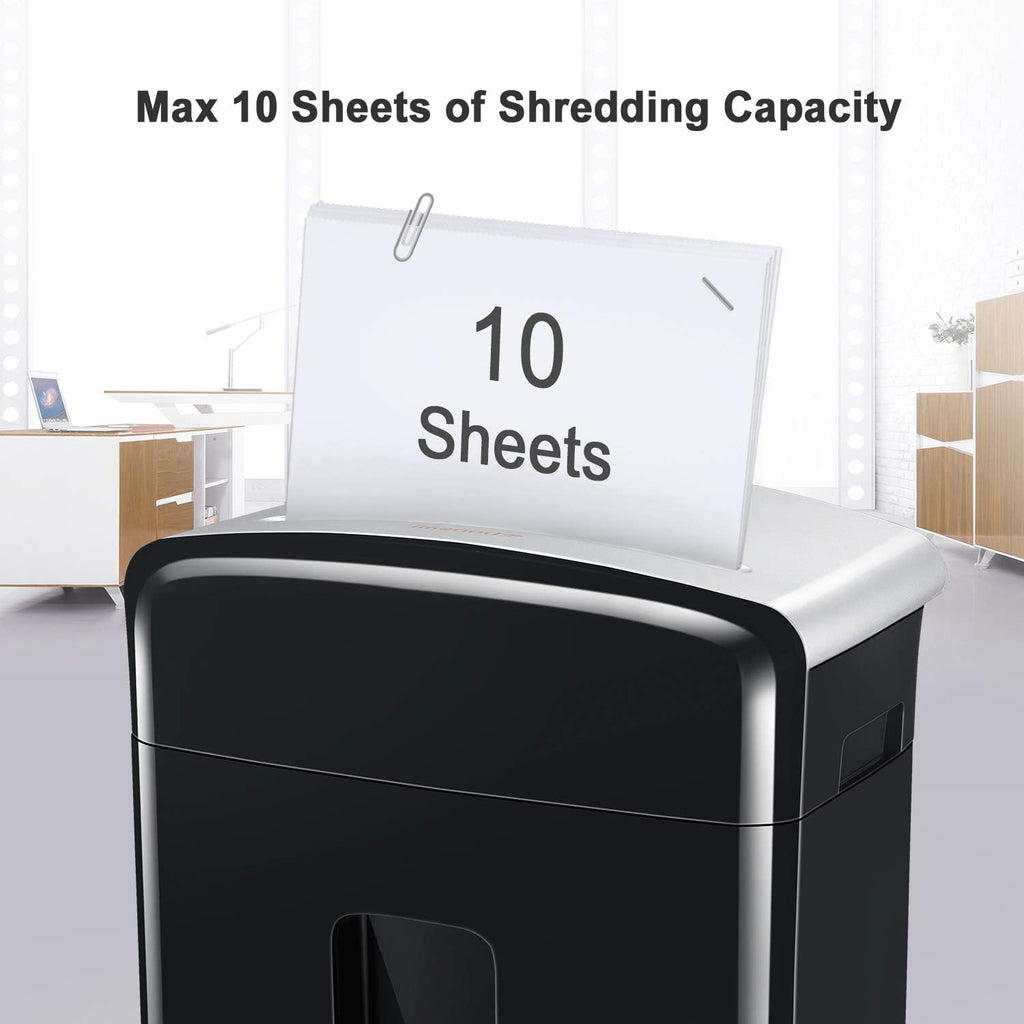 12-Sheet Micro Cut Paper Shredder with Pullout Basket M479