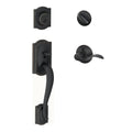 Single Cylinder Handleset with Accent Lever Aged Bronze J1173