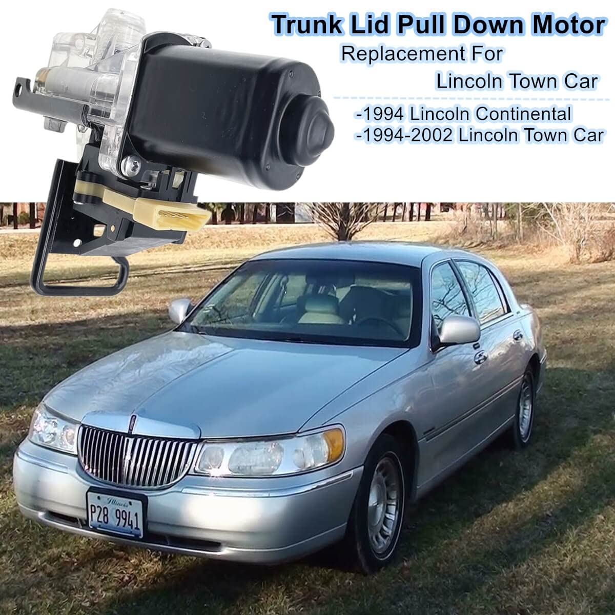 Trunk Lid Pull Down Motor with Switch X2484