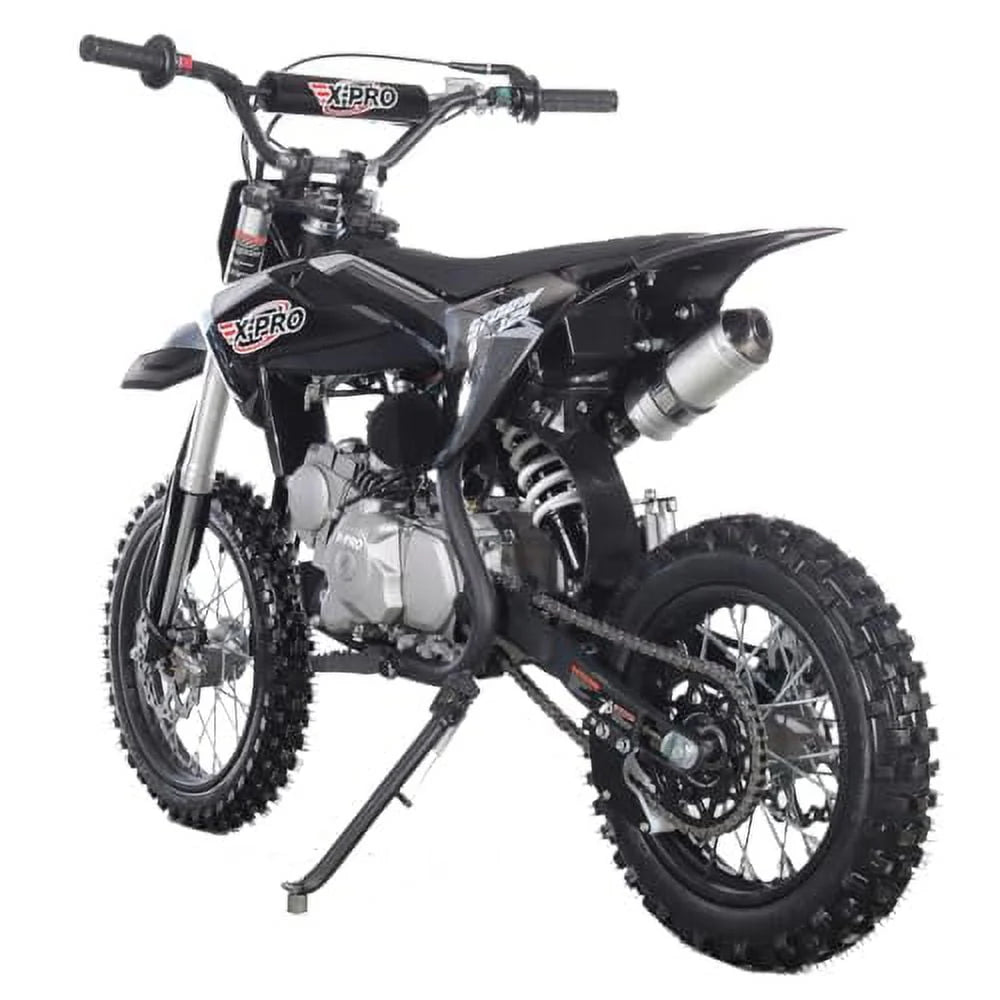 125cc Dirt Bike with Automatic Transmission, Electric Start, 14/12 Tires F7892