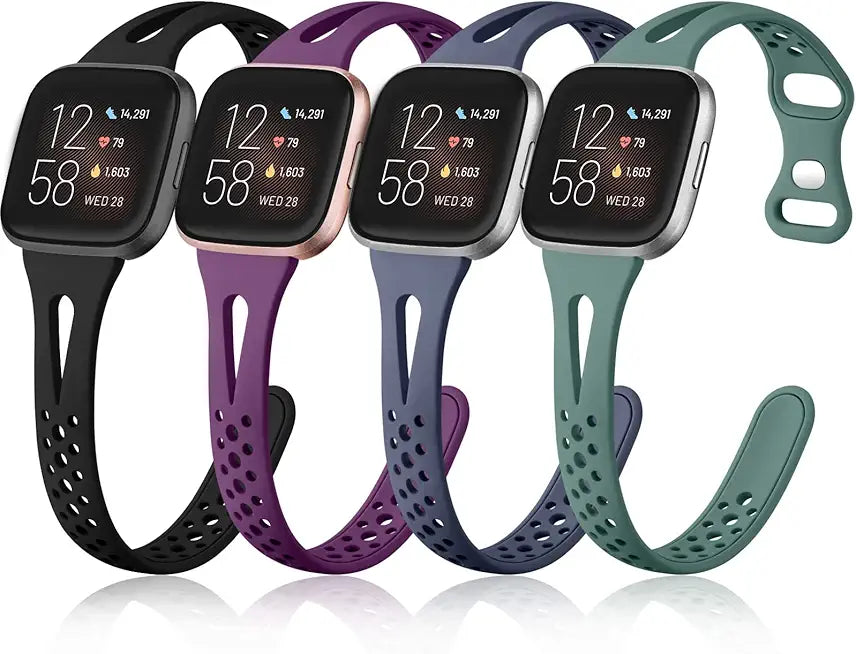 Soft Silicone Replacement Wristbands for Versa Watch Bands C89755
