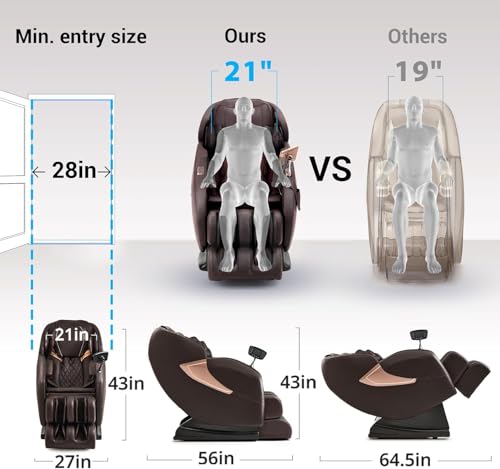 14 Massage Points Full Body Zero Gravity Shiatsu Recliner U296873