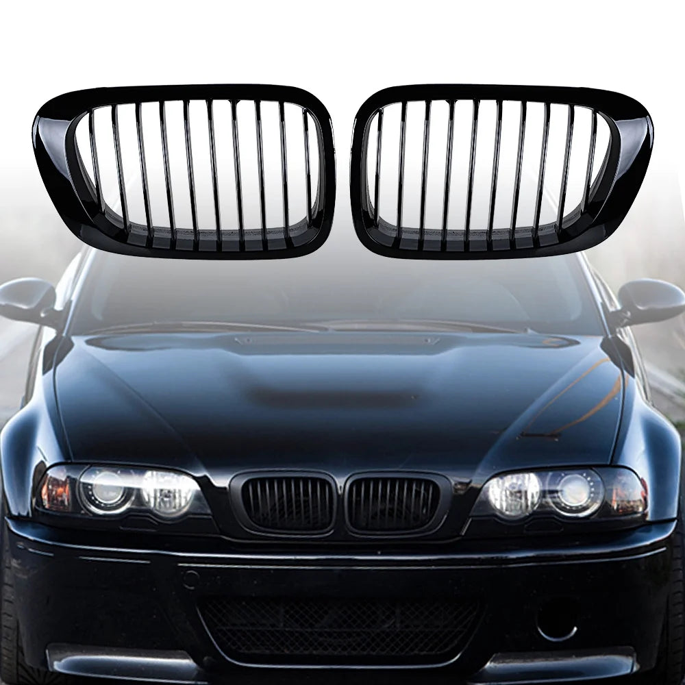 Glossy Black Front Kidney Grill D173