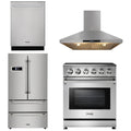 30 inch Electric Range, Range Hood, Refrigerator, Dishwasher N361