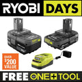 18V Lithium-Ion Starter Kit with 2.0 Ah Battery, 4.0 Ah Battery, and Charger B432474