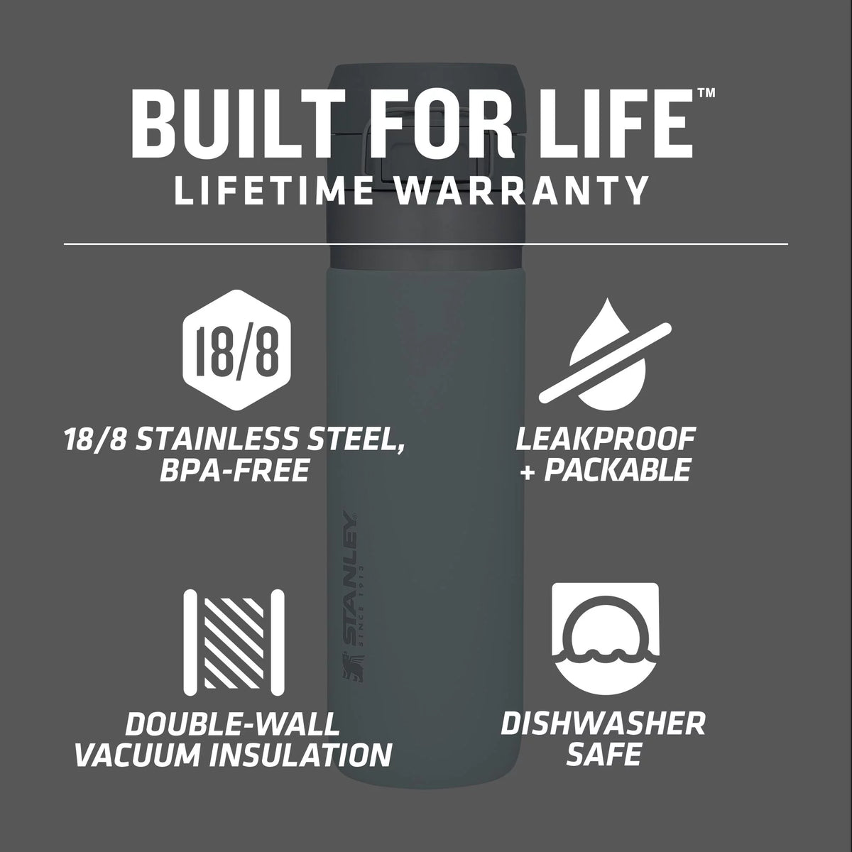 Stainless Steel Insulated Water Bottle 24oz J146492