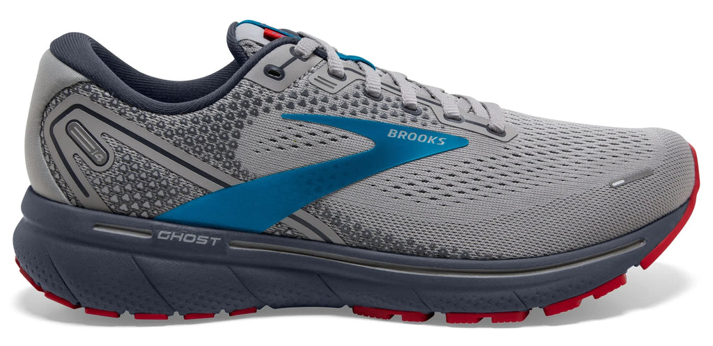 Grey Blue Red Road-Running Shoes V423518