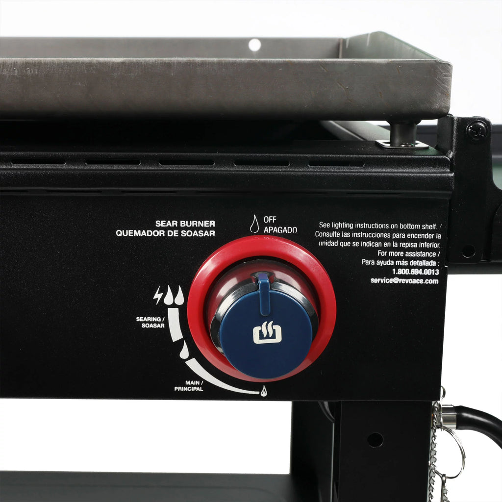 2 Burner LP Propane Gas Griddle with Folding Shelf T50983