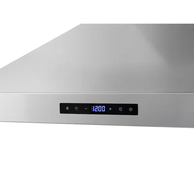 30 in. Convertible Wall Mount Range Hood with 2 Charcoal Filters in Stainless Steel U367123