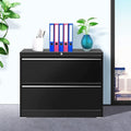 White 3 Drawer Locking Lateral File Cabinet G923