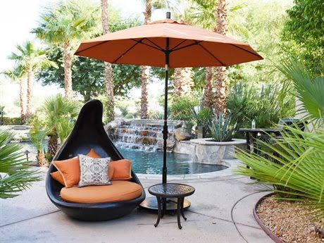 9-ft Fiberglass Market Umbrella U165