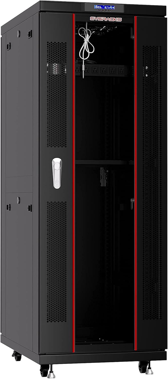 42U Server Rack Network Enclosure on Wheels C4336