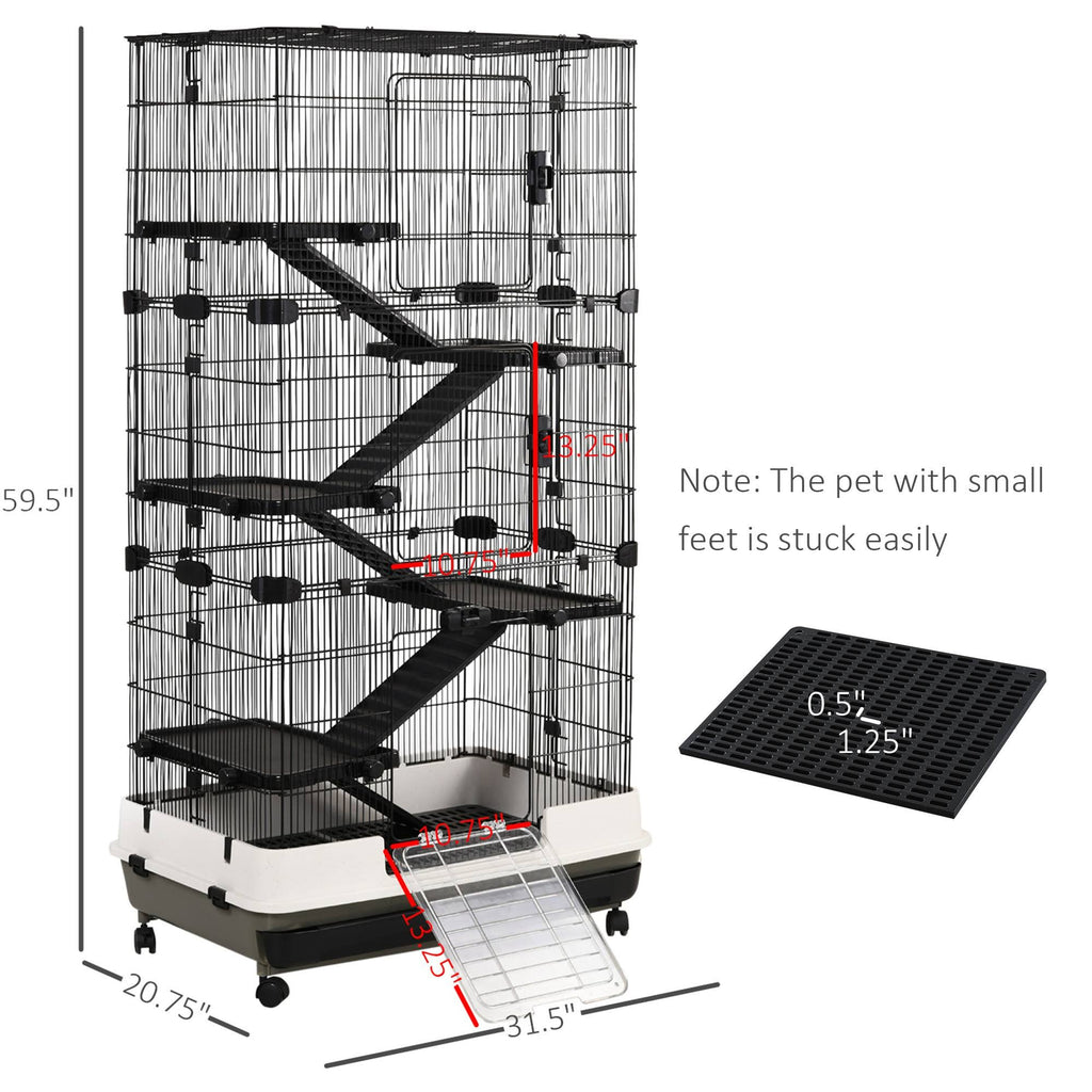 5-Tier Rolling Small Animal Cage S919