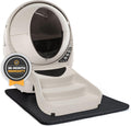 Self-Cleaning Cat Litter Box with Mat, Fence & Ramp T4467