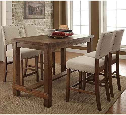 Wood Counter Height Dining Table V6399