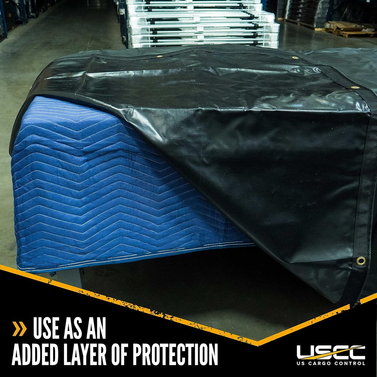 Blue Polyester Moving Blankets 12 Pack B17586