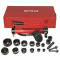 10 Ton 6 Die Hydraulic Knockout Punch Tool Kit with Case T2756