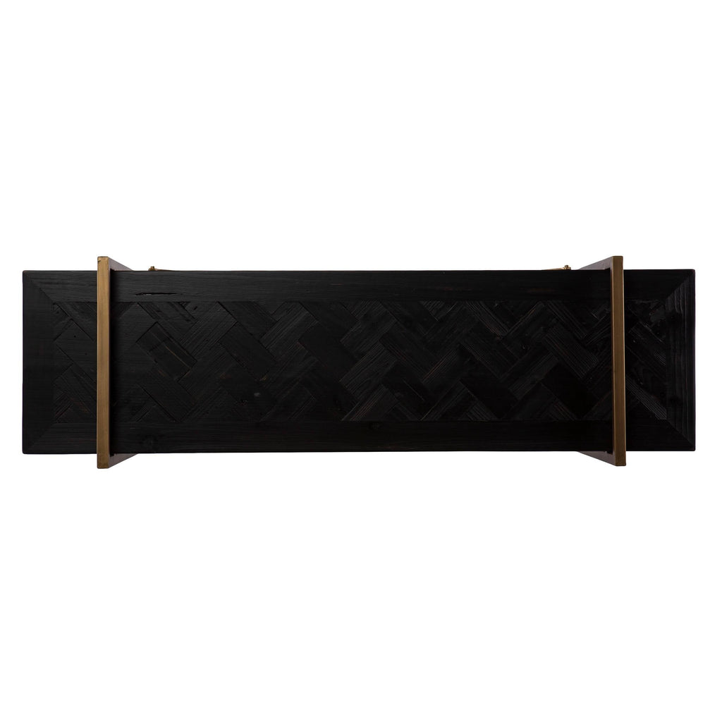 Black Wood Bookshelf S38995