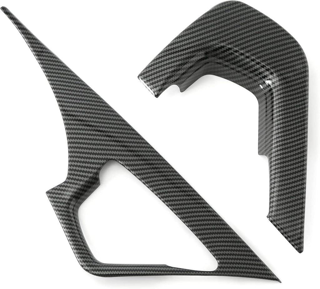 Carbon Fiber Central Control Armrest Cover Trim Pack of 2 X110215