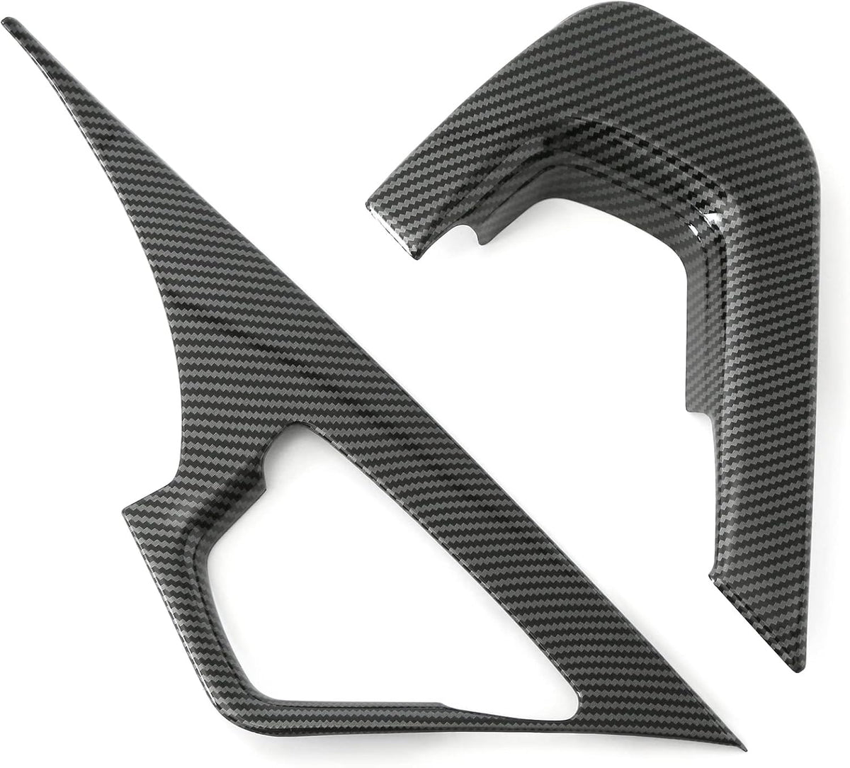 Carbon Fiber Central Control Armrest Cover Trim Pack of 2 X110215
