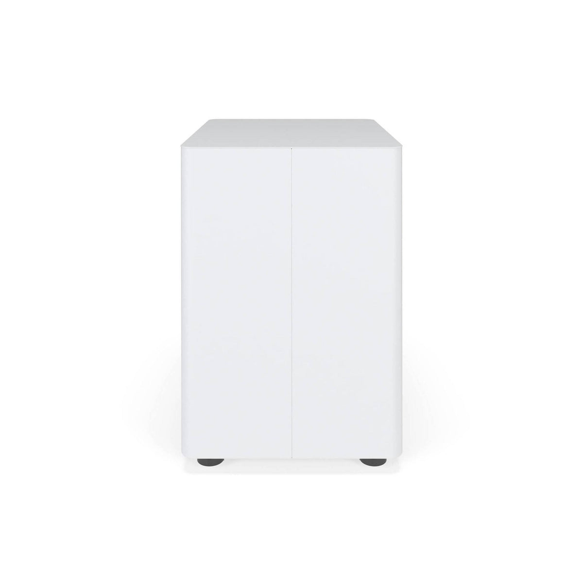 White Mobile Metal Pedestal Filing Cabinet G721359