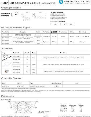 LED Dimmable Undercabinet Fixture I19294