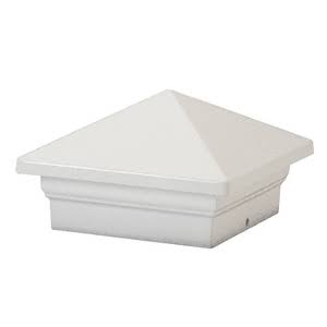 Sky White Decorative Post Cap C1085