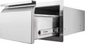 14 x 18 x 16 Inch SUS 304 Stainless Steel Double Access Drawers S5389