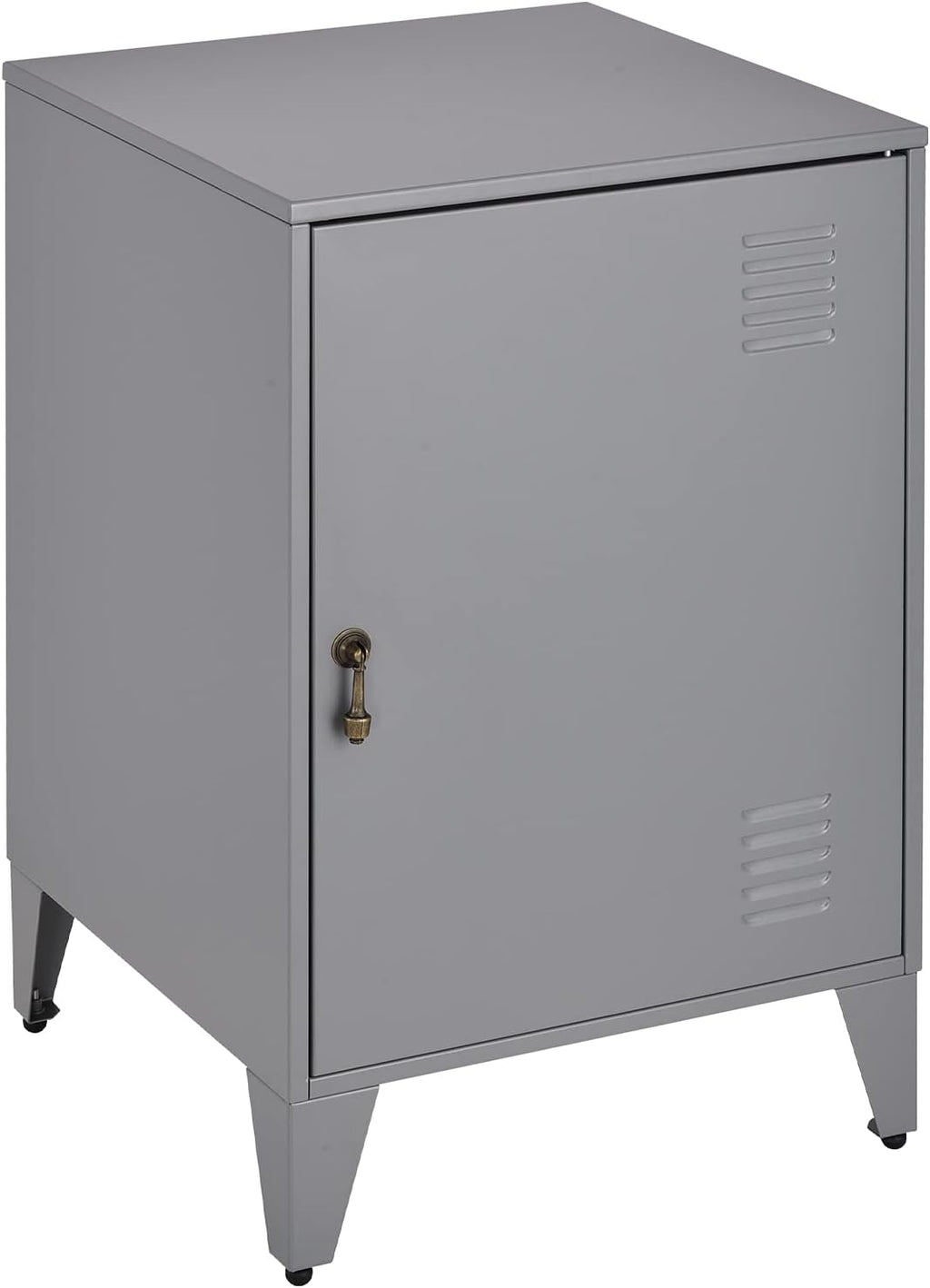 Black Metal Night Stands Set of 2 with 1 Door A33388
