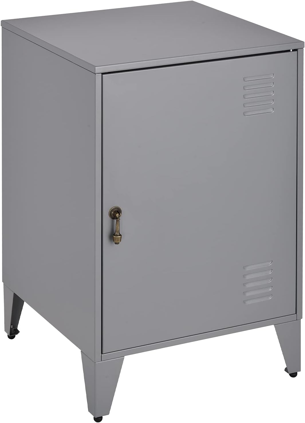 Black Metal Night Stands Set of 2 with 1 Door A33388
