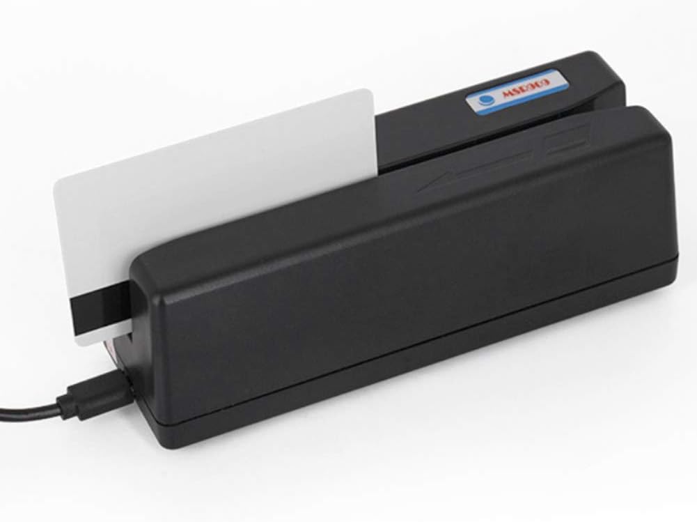 3-Track Magnetic Stripe Card Reader Writer with 20 Blank Magnetic Cards R628