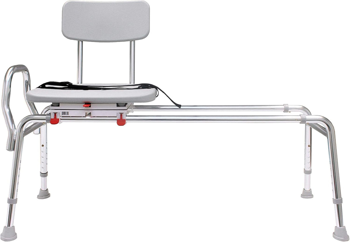 Swiveling and Sliding Bathtub Transfer Bench and Shower Chair D7998