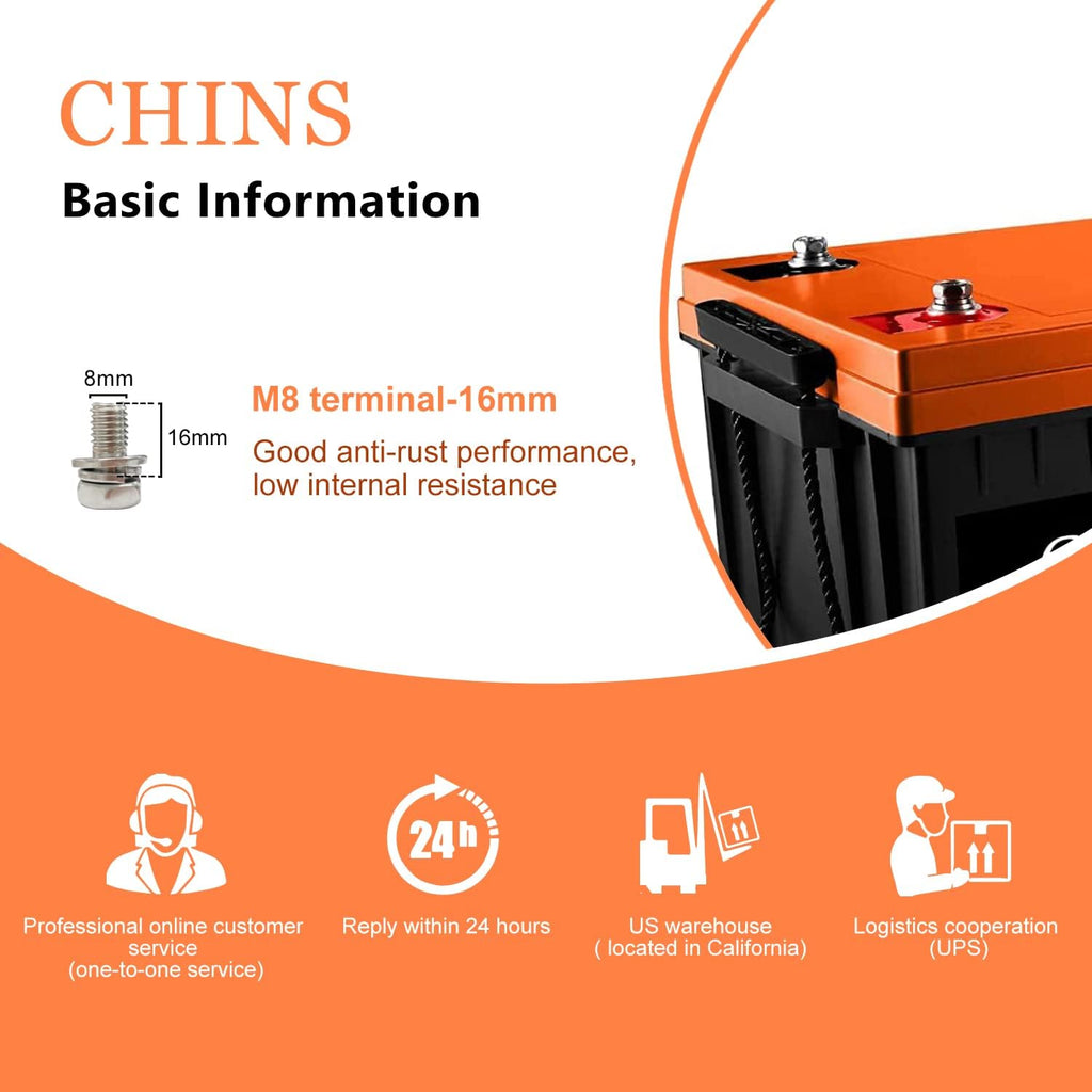 12V 400Ah LiFePO4 Lithium Battery with 250A BMS Z863062