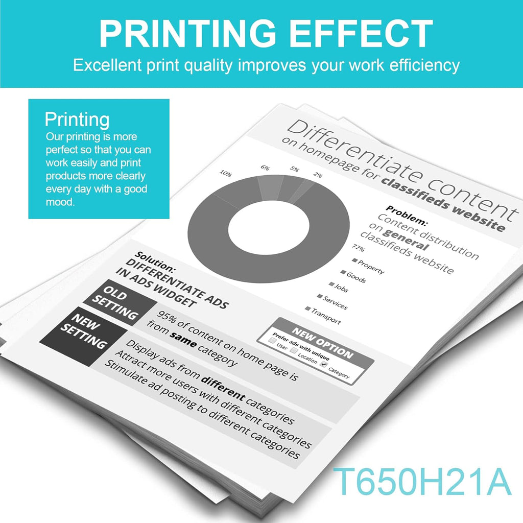 Compatible Toner Cartridge Replacement (3 Black) V480104