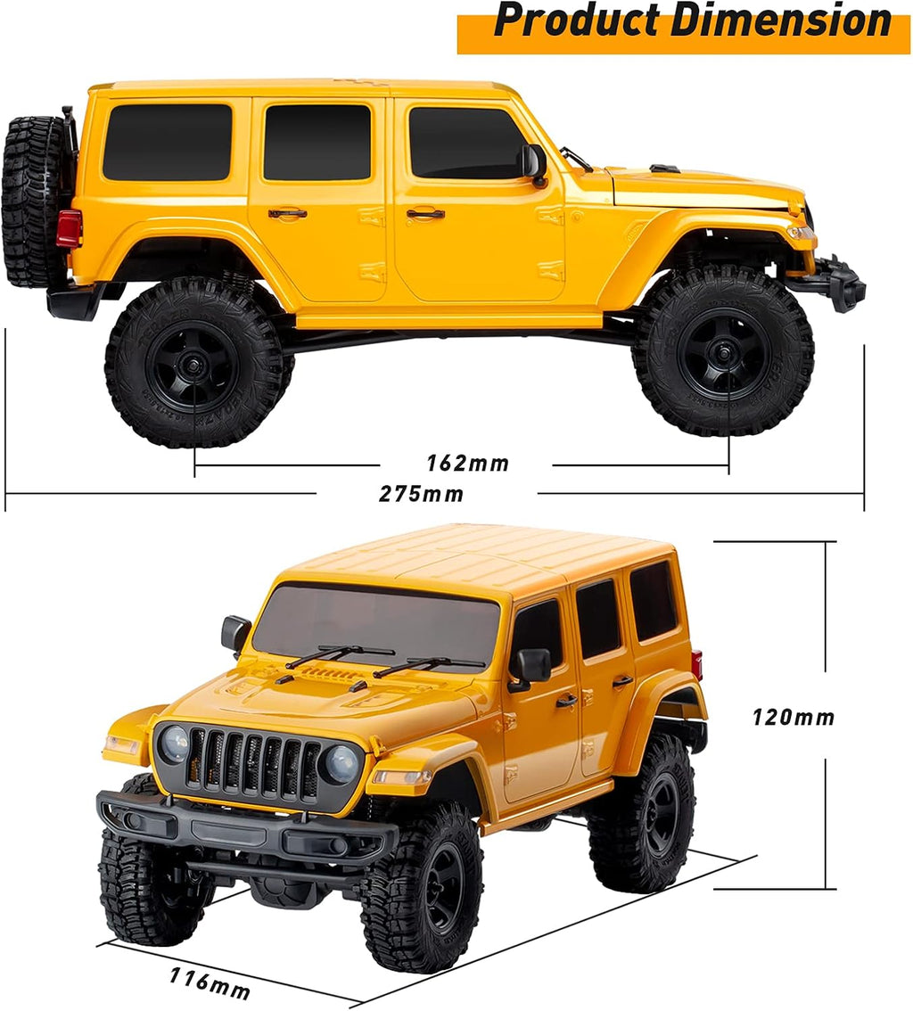 1/18 RC Crawler, 2.4GHz 4WD RC Cars with Battery Charger H810