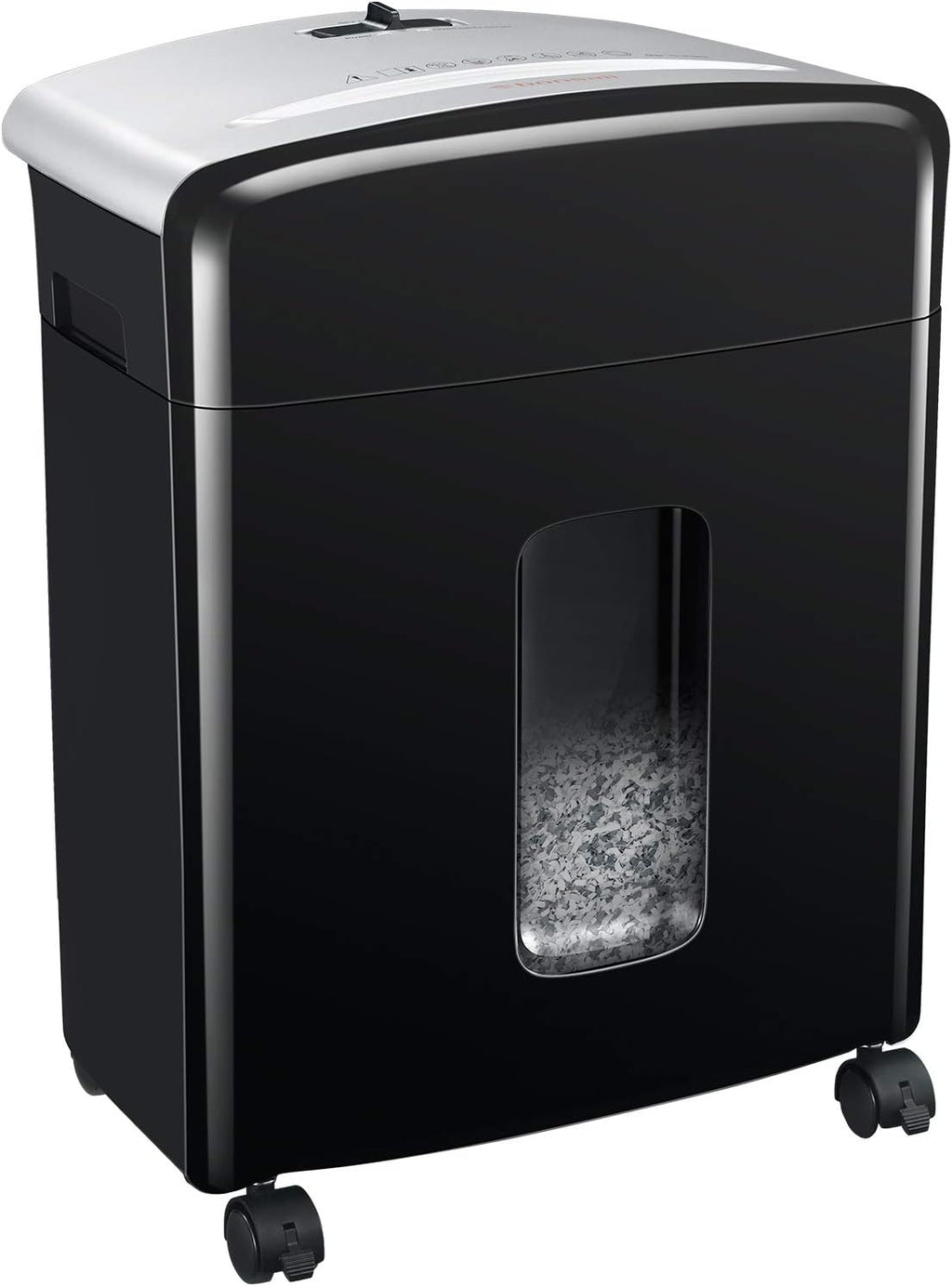 12-Sheet Micro Cut Paper Shredder with Pullout Basket M479