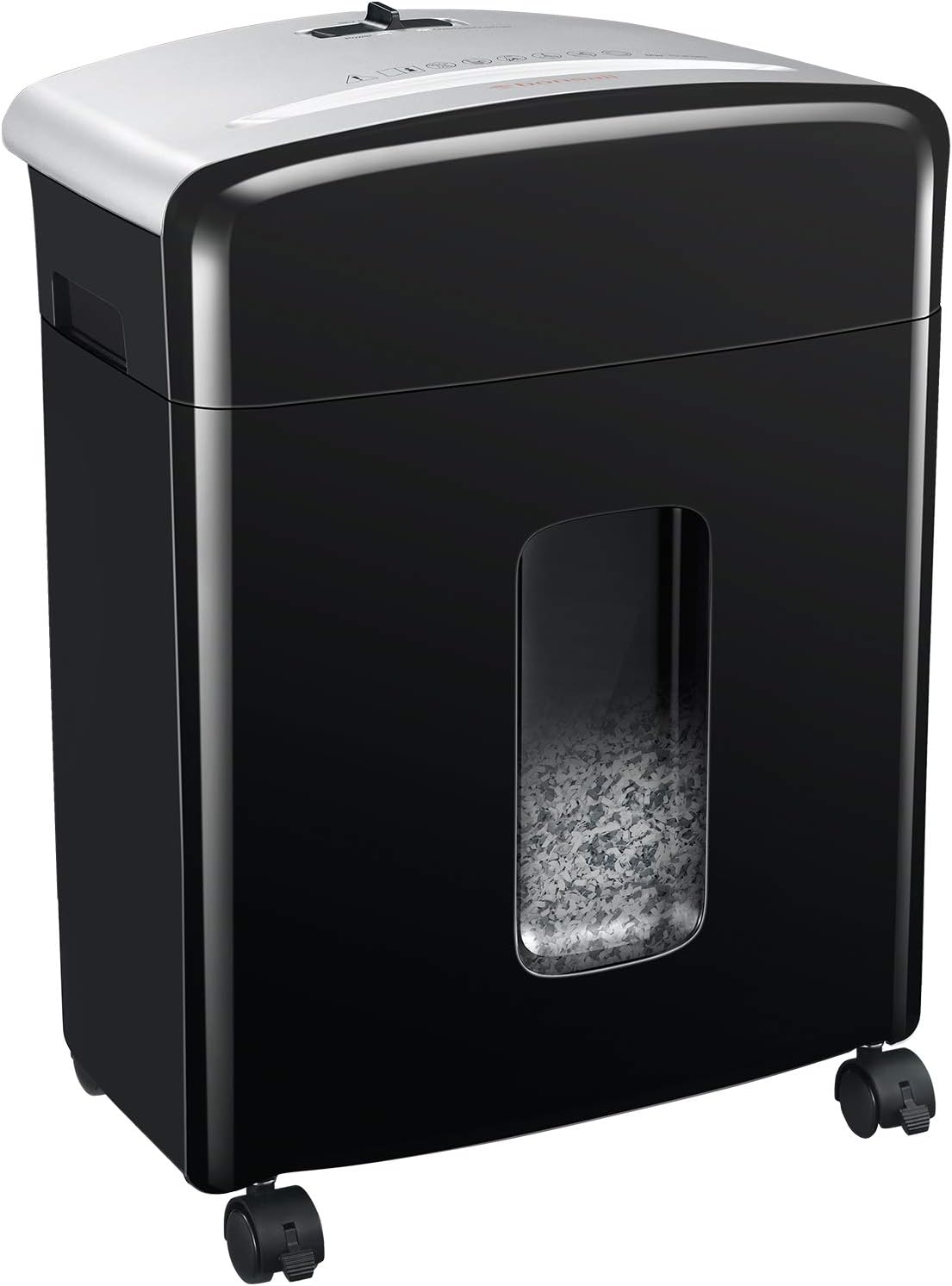 12-Sheet Micro Cut Paper Shredder with Pullout Basket M479