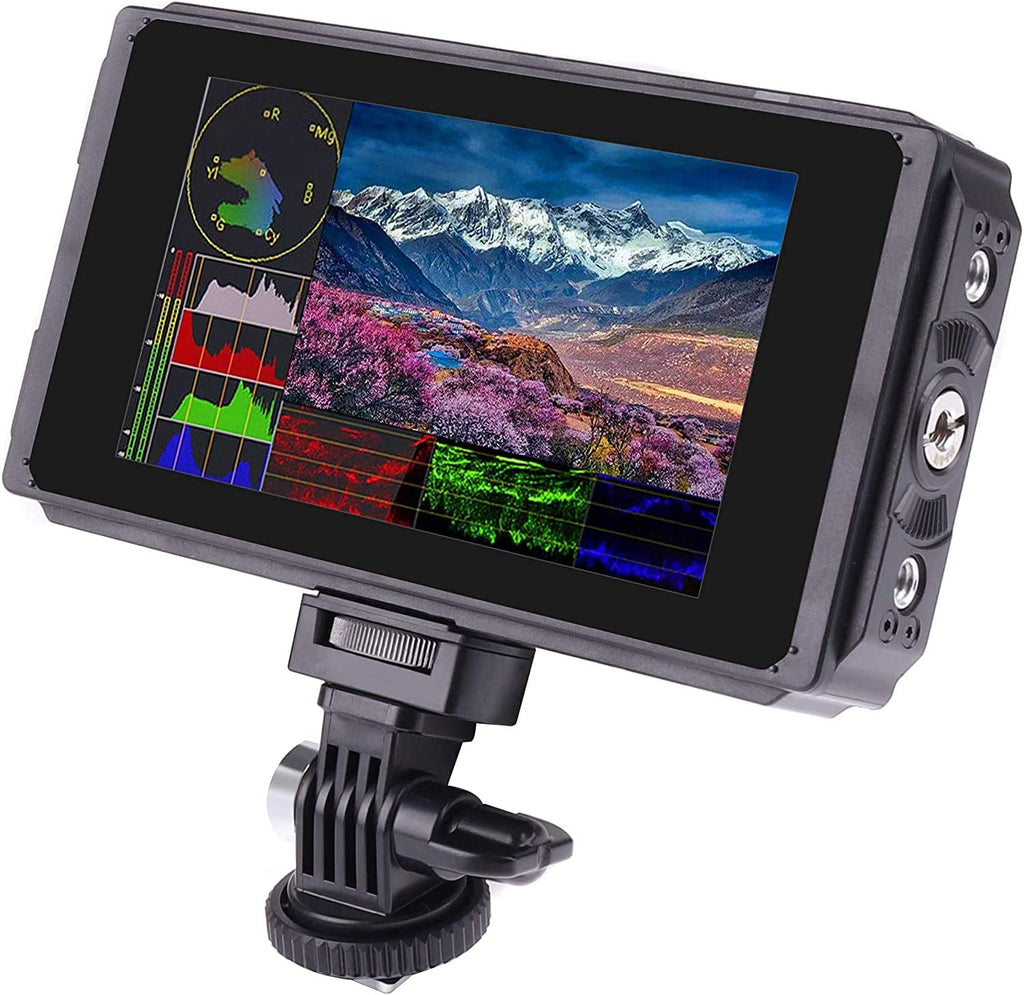 5 Inch IPS DSLR Camera Field Monitor 2000nit Touch Screen 4K HDMI Q756