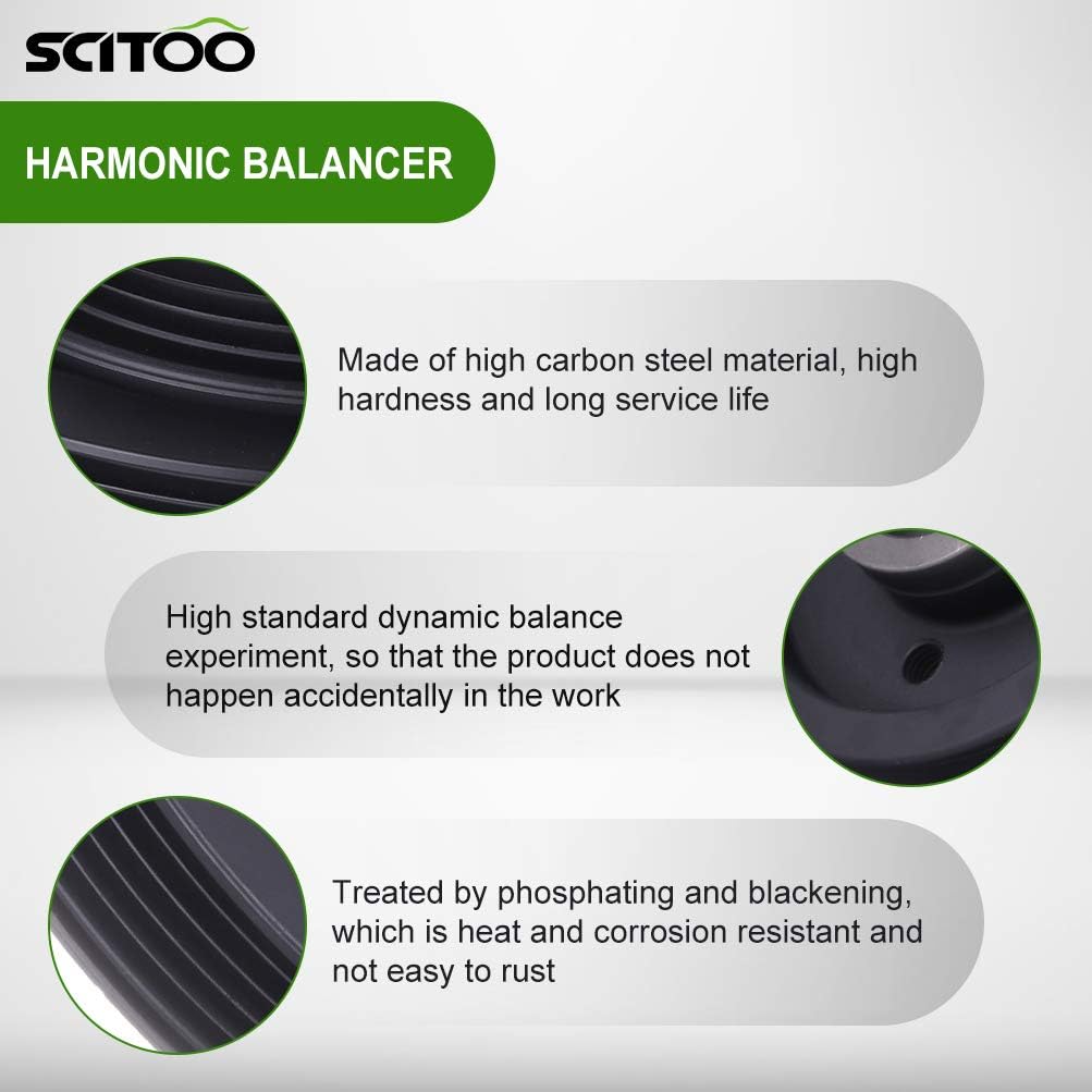 Harmonic Balancer Crankshaft Pulley Pack of 2 B17323