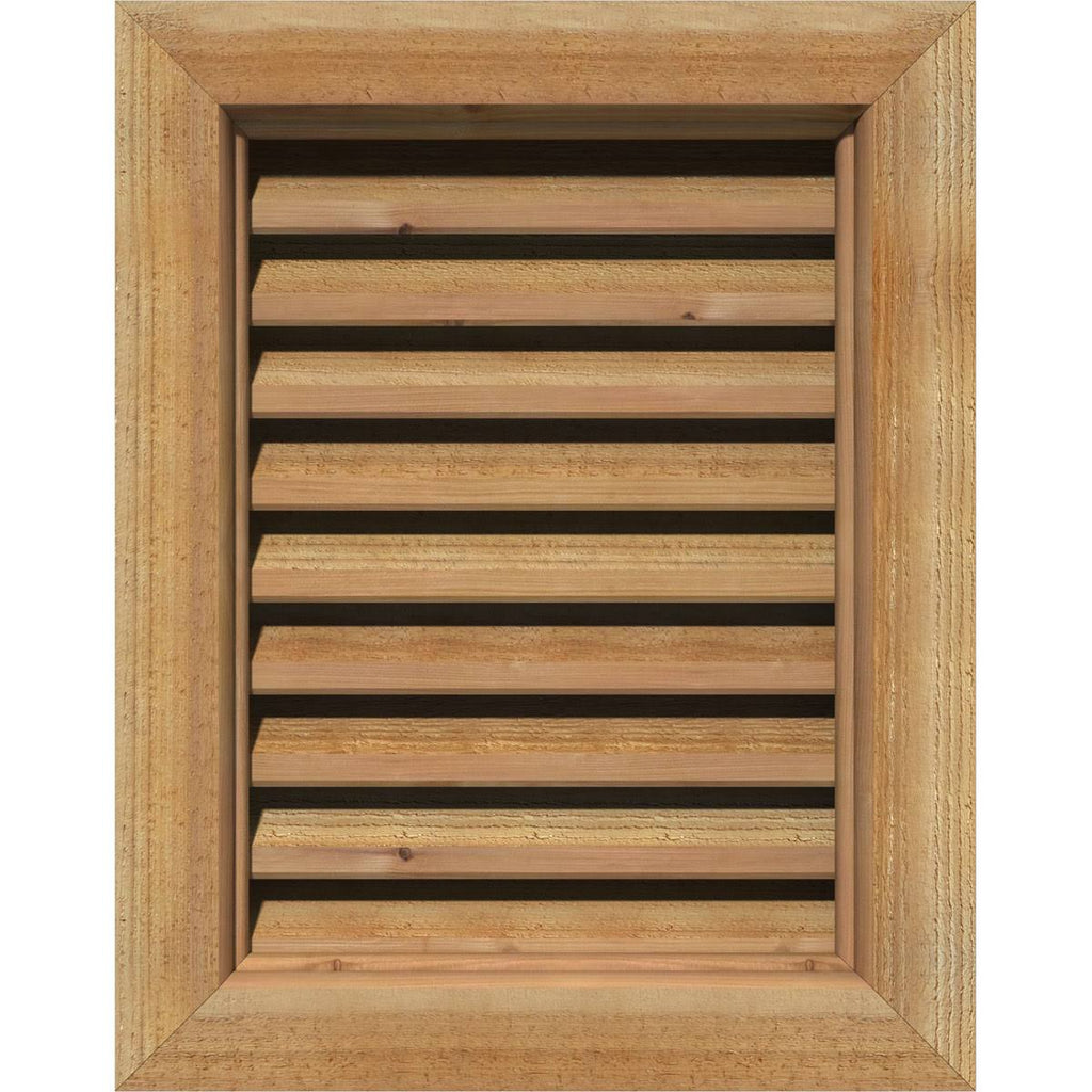 Unfinished Functional Rough Vertical Gable Vent M70298
