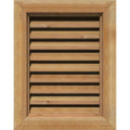 Unfinished Functional Rough Vertical Gable Vent M70298