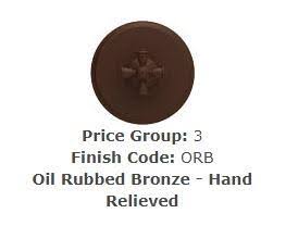 Oil Rubbed Bronze Tub Drain A461060