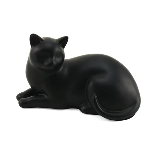 Black Cat Cremation Urn N76672