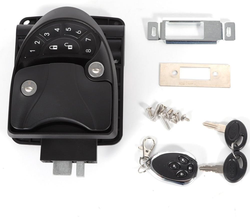Keyless RV Entry Door Lock Latch Handle Knob Deadbolt N1711