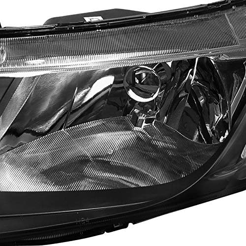 Black Headlights Lamps Pair P95594