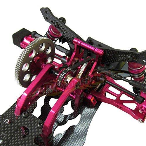 1/10 Alloy & Carbon RWD Drift Racing Car Frame Body Kit A8323