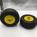 Set of 2 13x6.50-6 Smooth 5/8 Inch Axle Yellow Wheel P374488