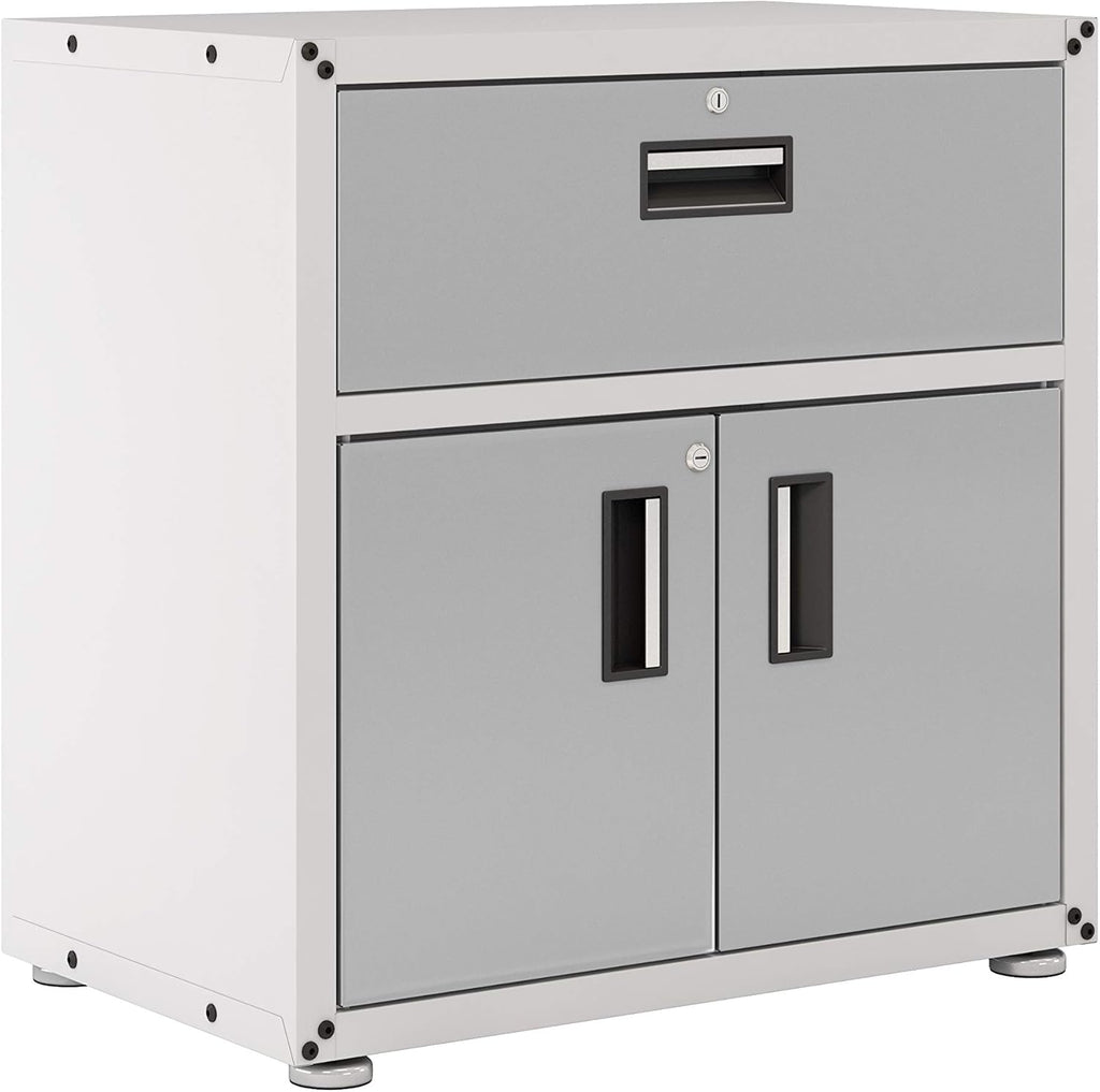 One Drawer Steel Cabinet with 2 Doors L9748