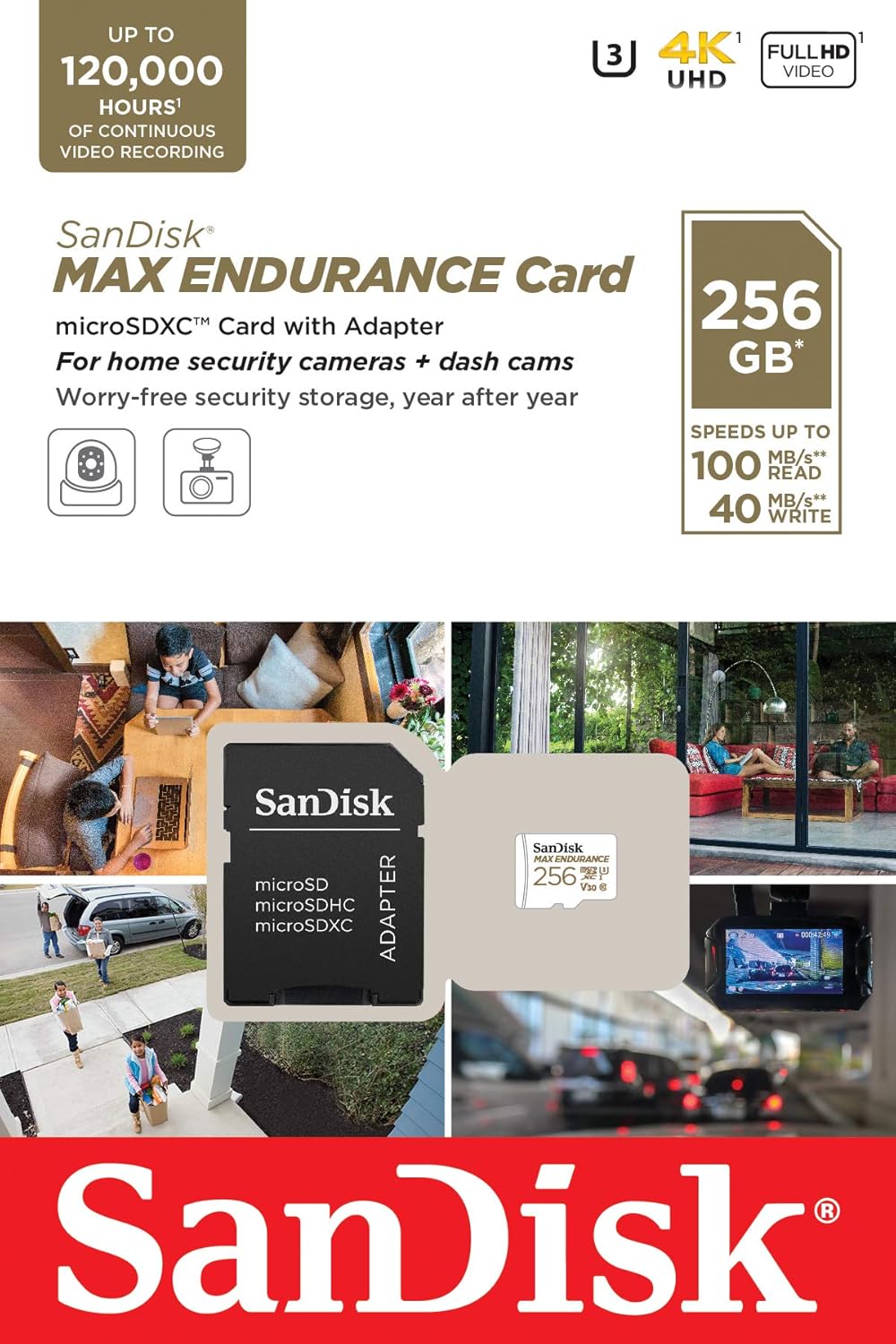 256GB microSDXC Card with Adapter V93368